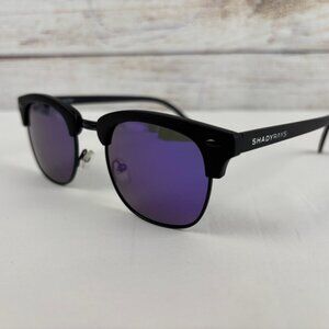 Shady Rays Oakmont CL56 Purple Polarized Lens Sunglasses Black Frame